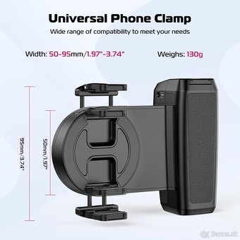 Rukoväť smartfónu ULANZI MA35, magnetická rukoväť smartfónu - 8