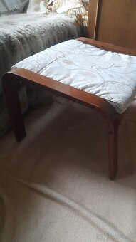 Eko koža taburetka 40eur, Ikea podnožka 30eur - 8