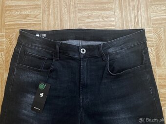 panske riflove sortky, kratasy g-star raw 3301 velkost W35 - 8