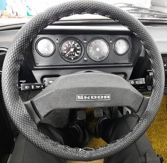 Retro poťah volantu škoda 105l 120l - 8