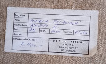 Mária Šuľanová - 2x olej - 8