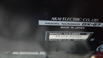 Akai GX 67 + 30 kaziet - 8