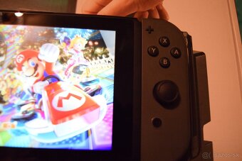 Nintendo Switch + Mario Kart + 2x Ring-Con na cvičenie - 8
