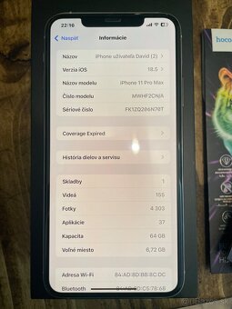 iPhone 11 Pro max 64 gb biela - 8