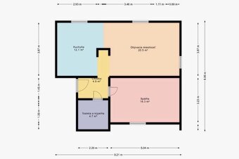 na prenájom 2 izb. byt, VRANOVSKÁ ul., nová nadstavba - 8