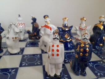 Šach - porcelánová šachová súprava - 8
