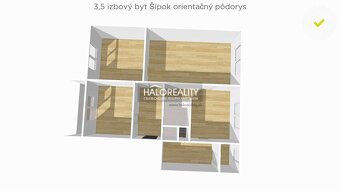 HALO reality - Predaj, trojizbový byt Partizánske, Šípok, + - 8
