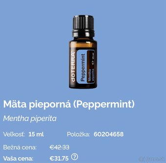 Neotvorené esenciálne oleje dōTERRA - 8