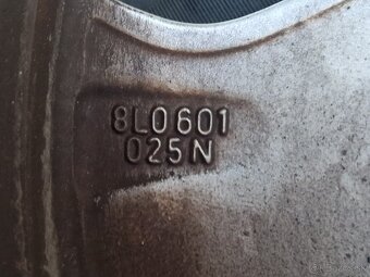 Audi Disky R15, 6J, ET38, 5x100, letné pneu 205/60 r15 - 8