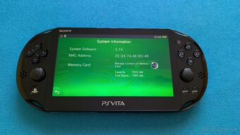 PS Vita 2000 slim čierna s komplet príslušenstvom - 8
