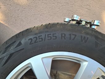 Predám sadu kolies AUDI R17 - 8