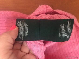 NOVÝ RALPH LAURENT originál luxury dámsky svetrik S/M - 8