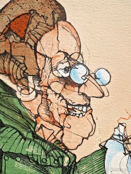Simon Dittrich (Litografia), karikatúrny expresionizmus - 8