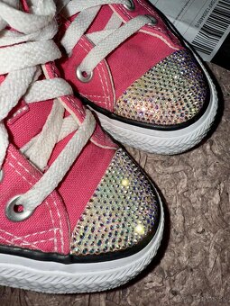 converse barbie swarovski original stylove luxusne tenisky - 8