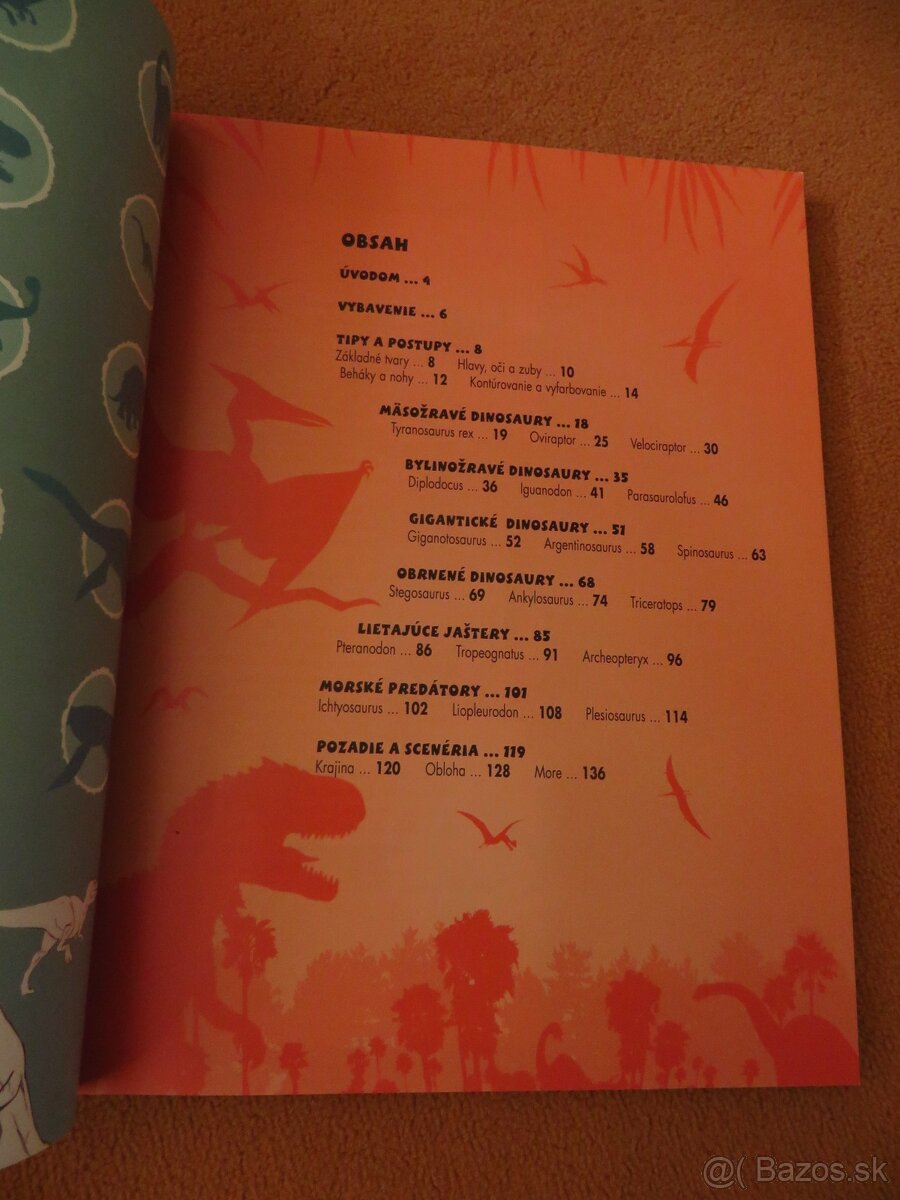 Veľká knižka Puzzle s dinosaurami - formát A4 + zošit + puzz - 9