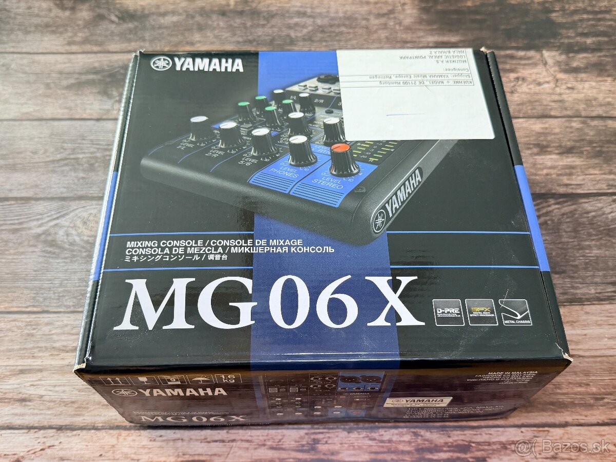 Yamaha MG06X Analógový mixpult - 9