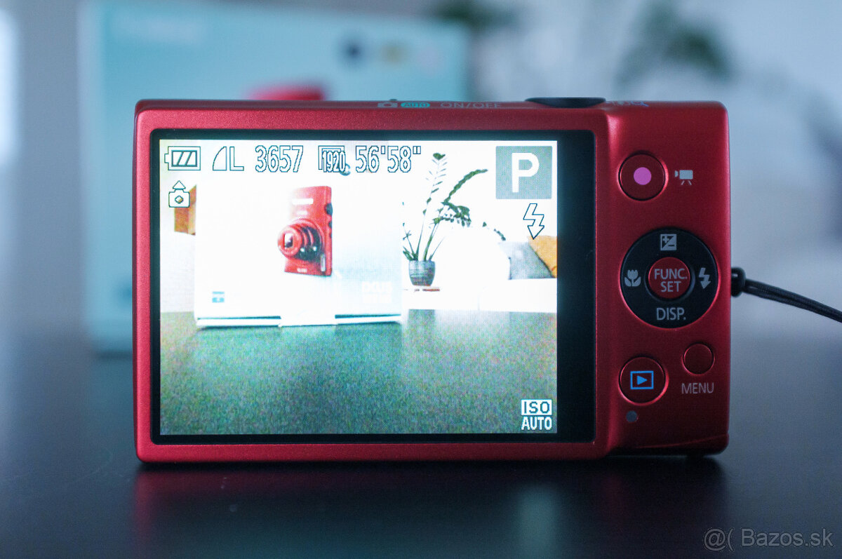 Canon IXUS 125 HS červený - 9