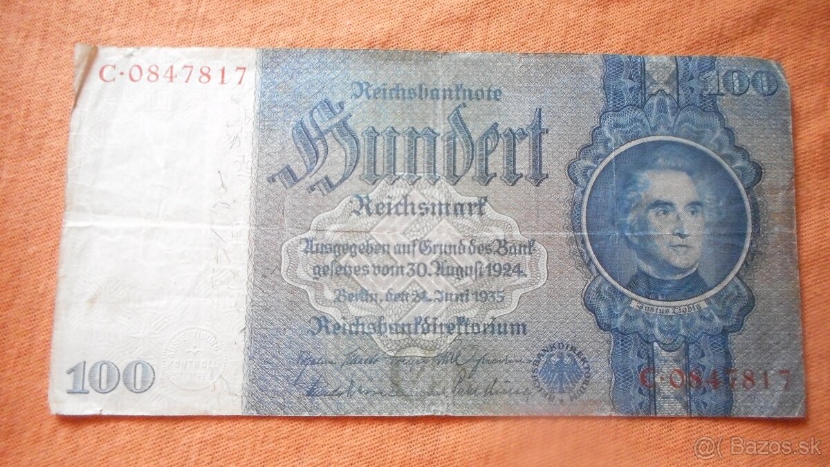 Bankovky - Nemecko 8 - 9