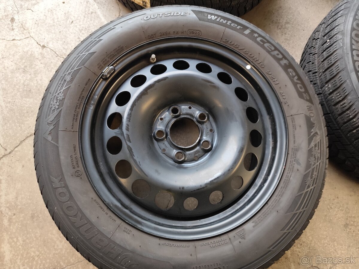 Sada disky Mercedes+pneu 205/60 16" - 9