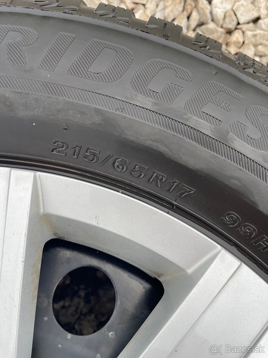 W- Škoda Bridgestone R 17 plechové disky - 9