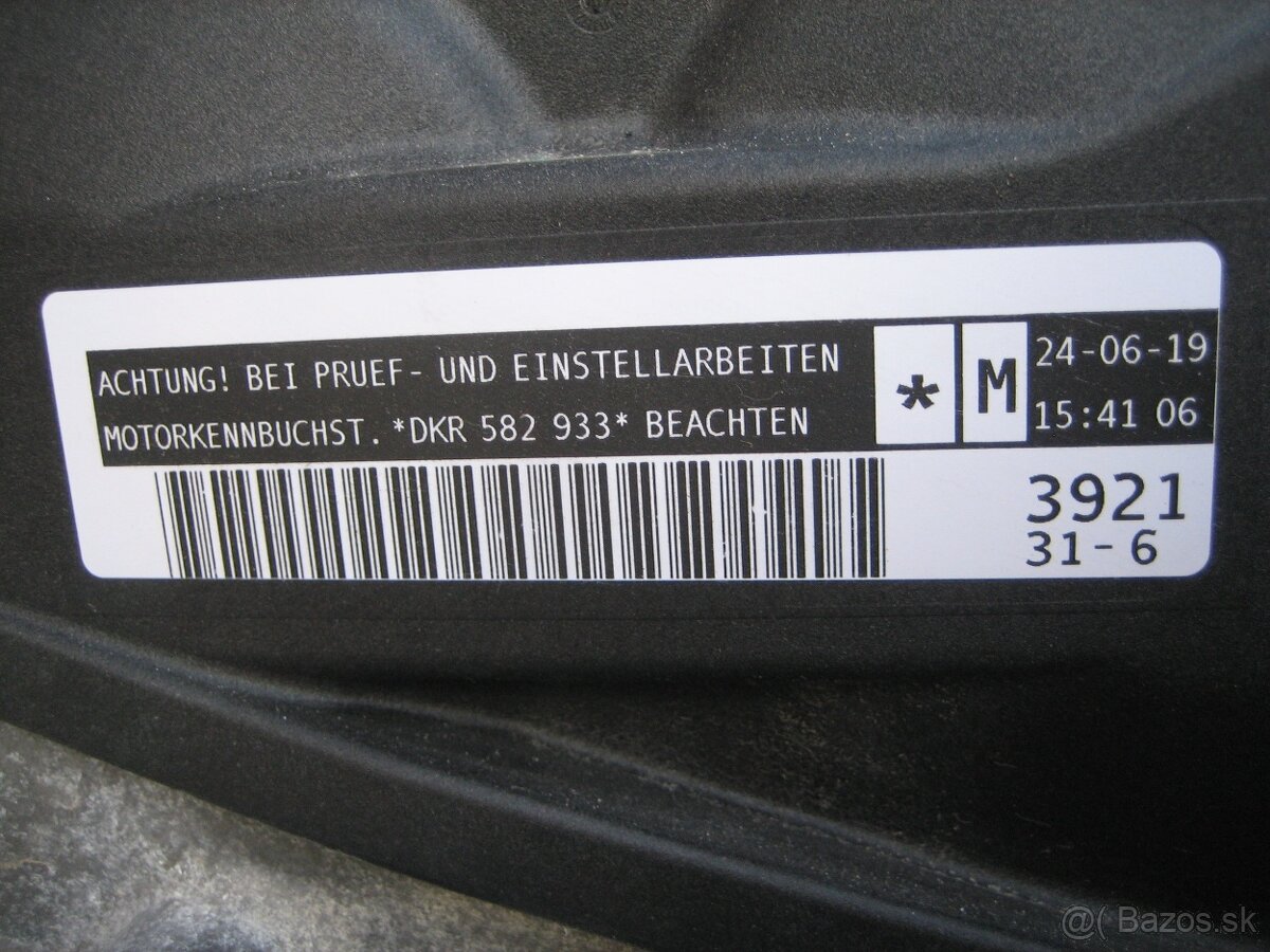 Motor 1.0TSI DKR 85kW r.2019 46tisíc km Scala - 9