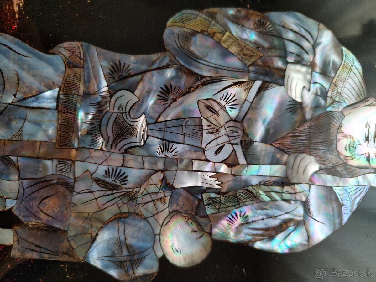 2 vietnamské perleťové obrazy - 9