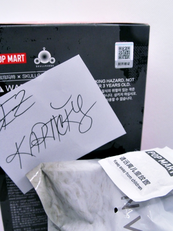 č.3 🐼 SKULLPANDA plyšová panenka BLINDBOX přívěsek SNOW - 9