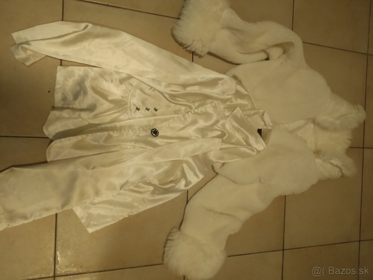 Predám svadobné šaty + 2 vesty - 9