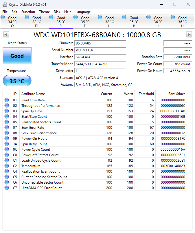Western Digital WD Red Plus 10TB, 24/7, 512e / 3.5" / SATA - 9