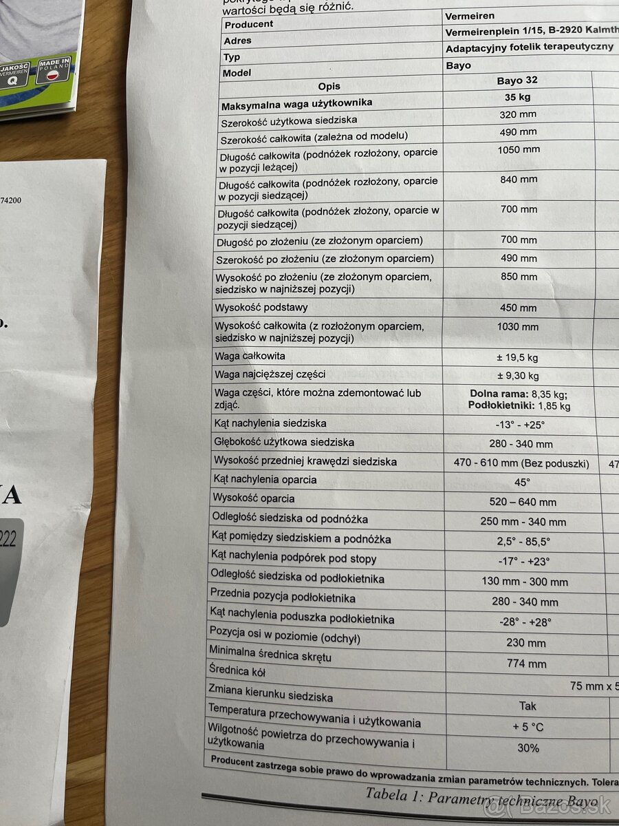 Rehabilitacna stolička Vermeiren - 9