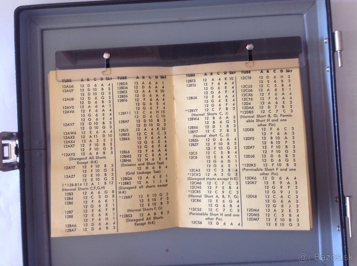 MERAC ELEKTRONIEK " TC 142 SENCORE TUBE CHECKER " - 9