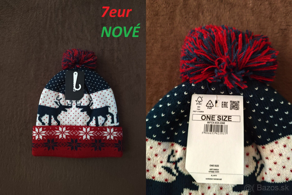 Zimná čiapka South Park, Súprava Šál + Čiapka, Soby, z VLNY - 9