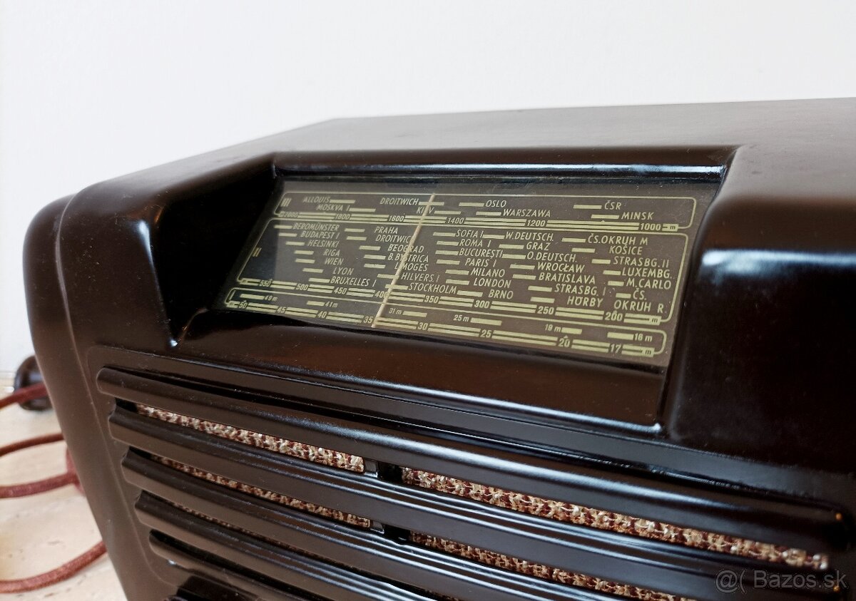 Starožitné rádio Tesla Talisman 305U po kompletní renovaci - 9