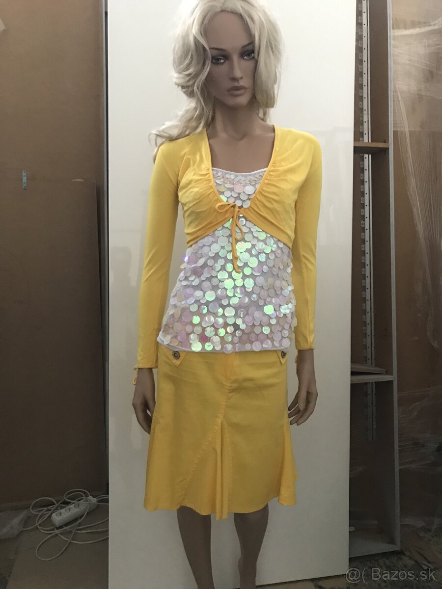 Oblečenie top + sukňa + bolerko - 9