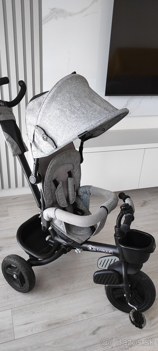 Detská trojkolka Kinderkraft Aveo grey - 9