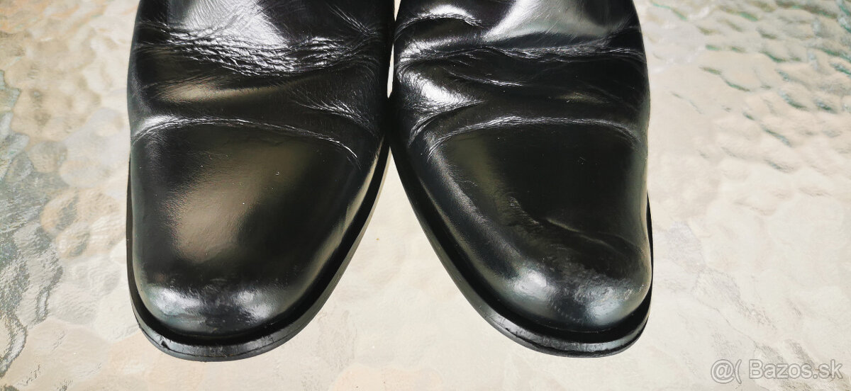 Predám kožené čierne čižmy - 9