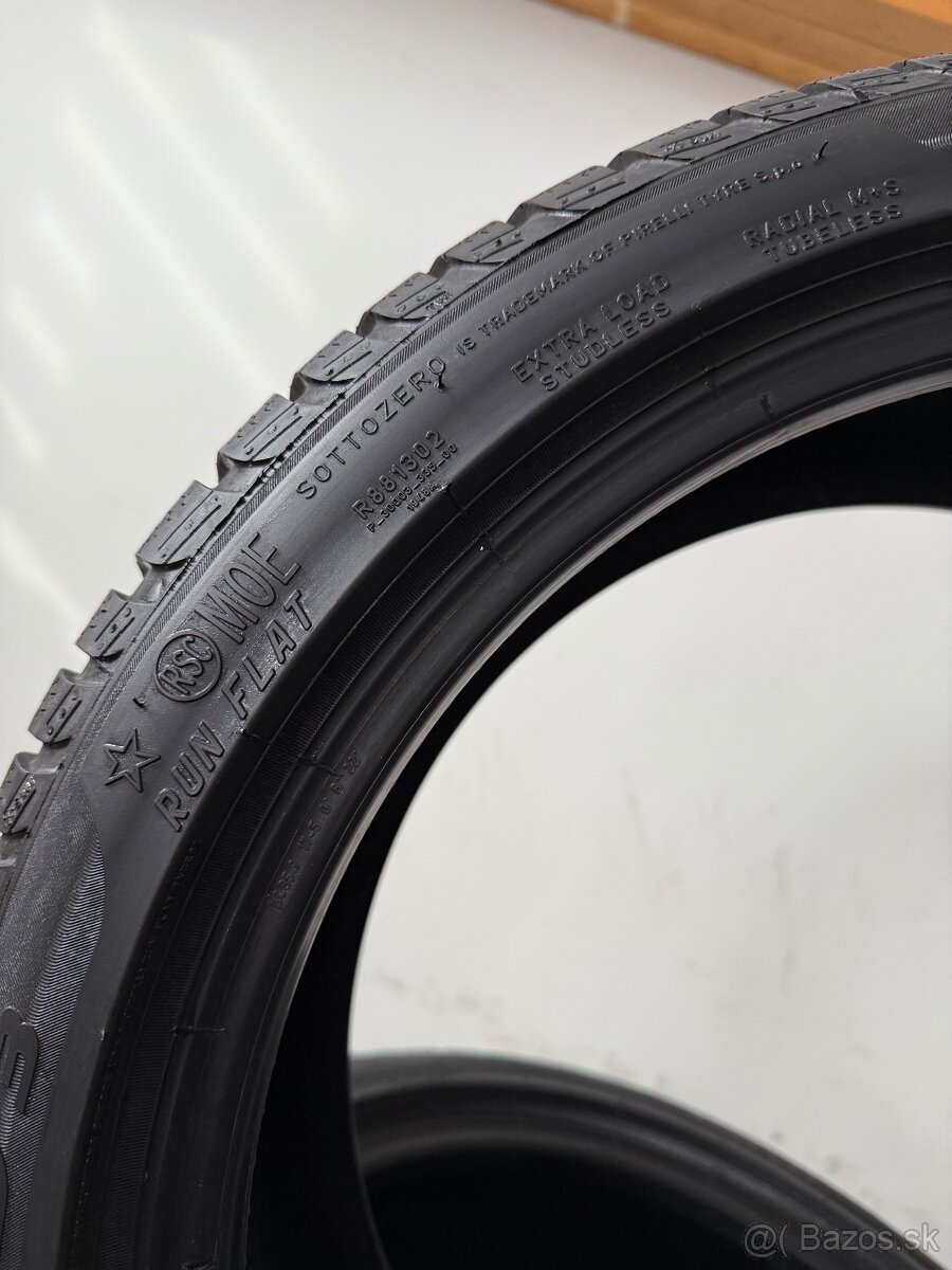 Nepoužité zimné pneumatiky 245/40/19 Pirelli Runflat - 9