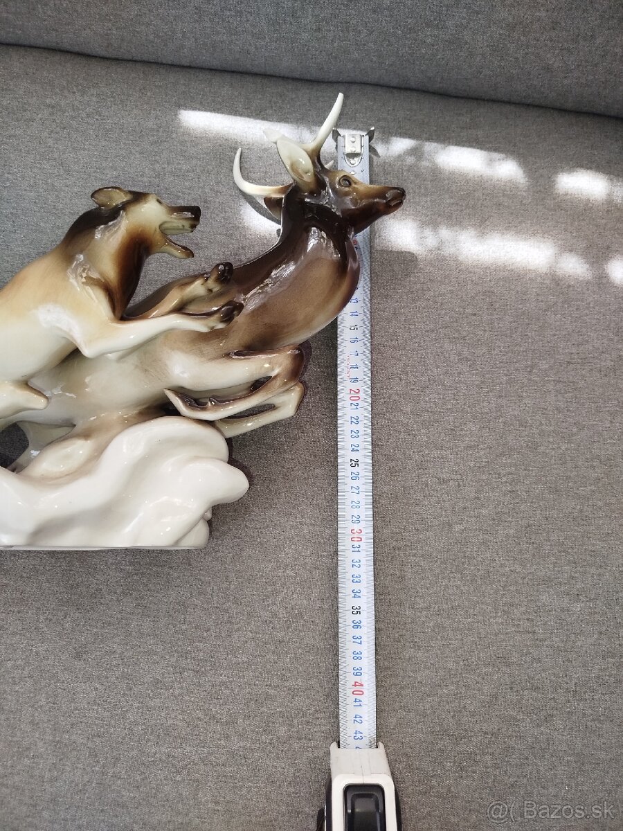 Mix sosiek Royal Dux Jelen,pes - 9