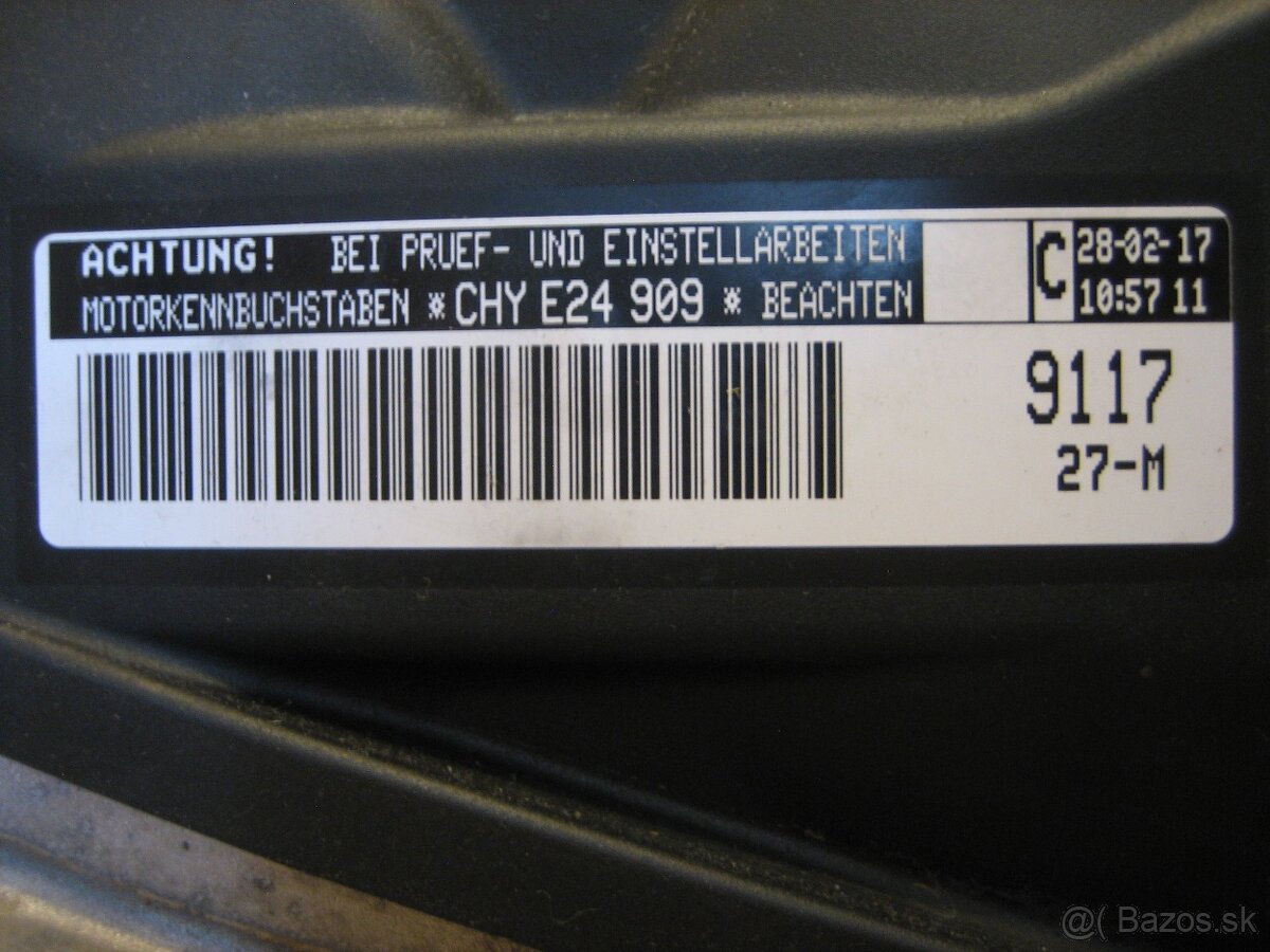 Motor CHY 1.0MPI 44kW r.2017 VW Polo V - Zatopený - 9