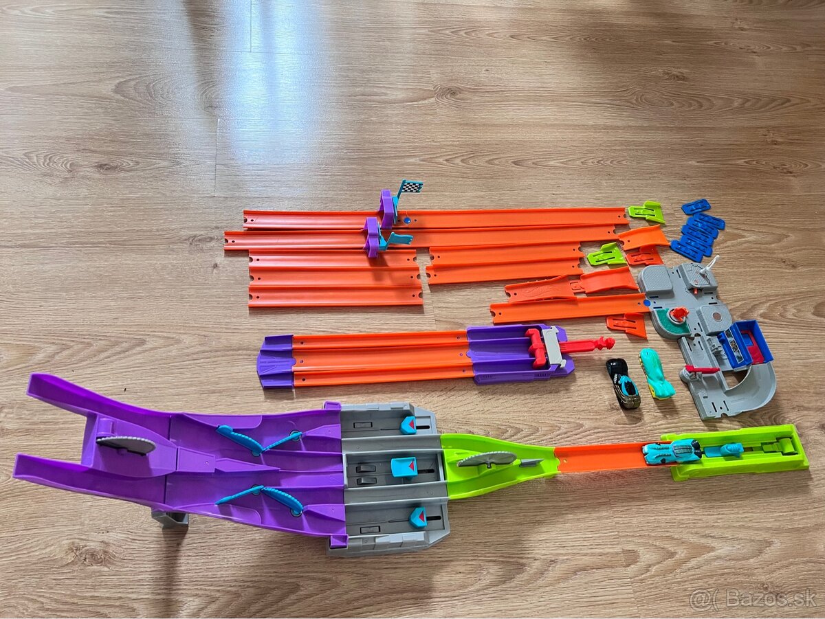 Hot Wheels split speeders dráha + príslušenstvo - 9