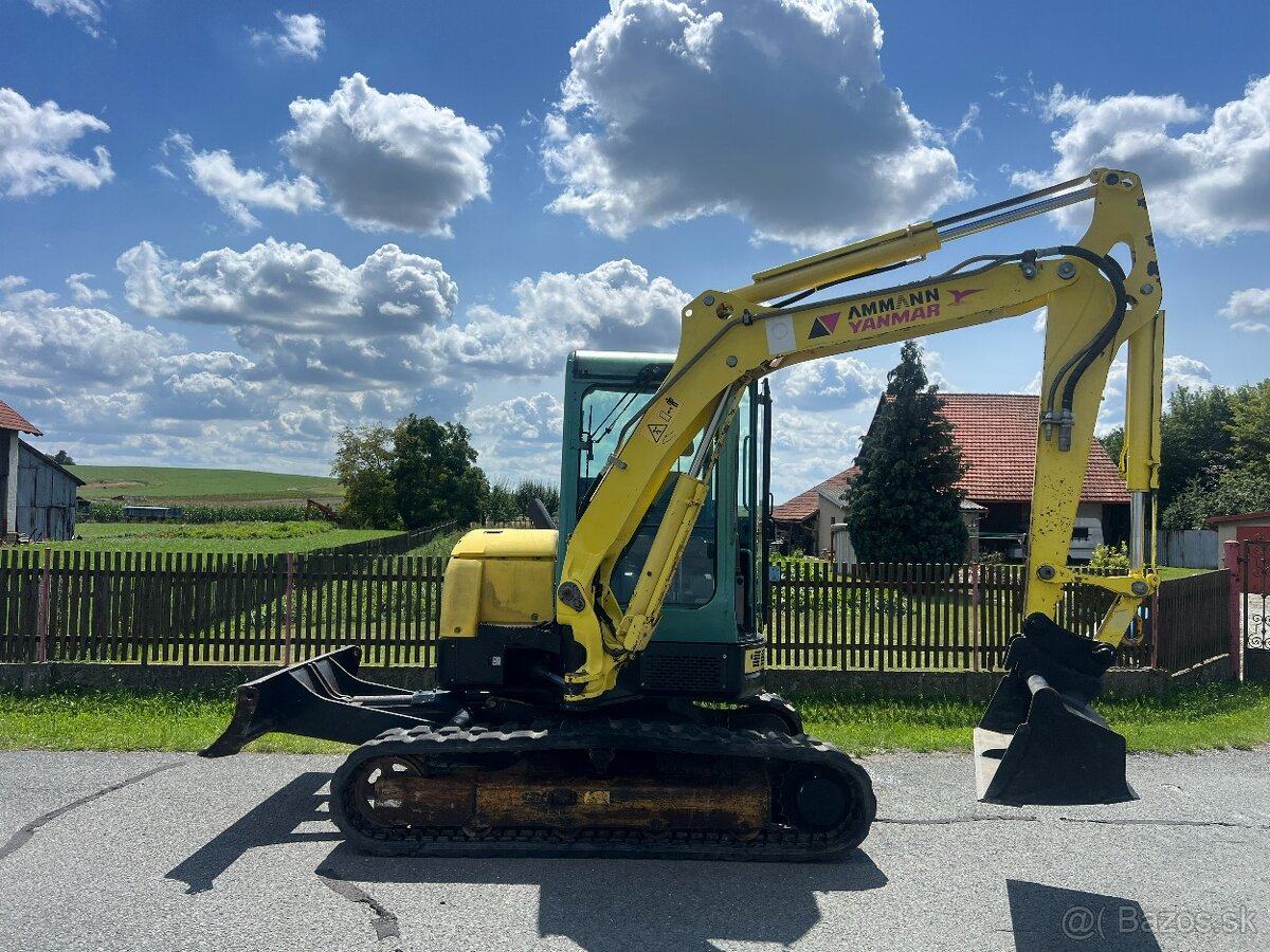 Mini bagr Yanmar VIO 50 bez přesahu zádě - 9