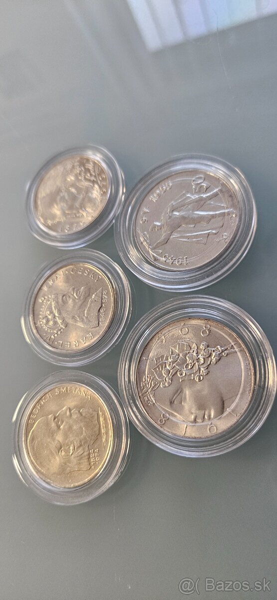 Pamätné mince Kčs, 13ks, Zbierkový stav, Super cena - 9