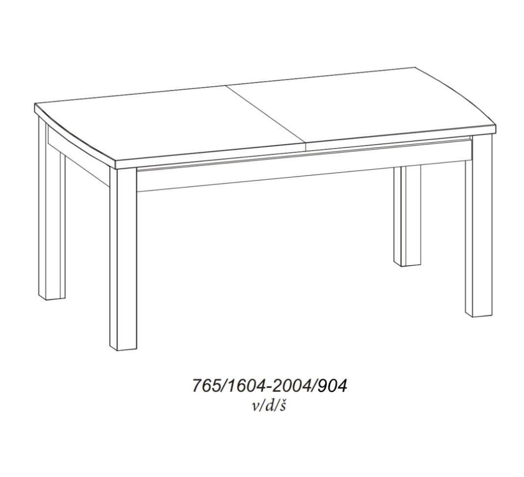 Jedálenský rozkladací stôl - 9