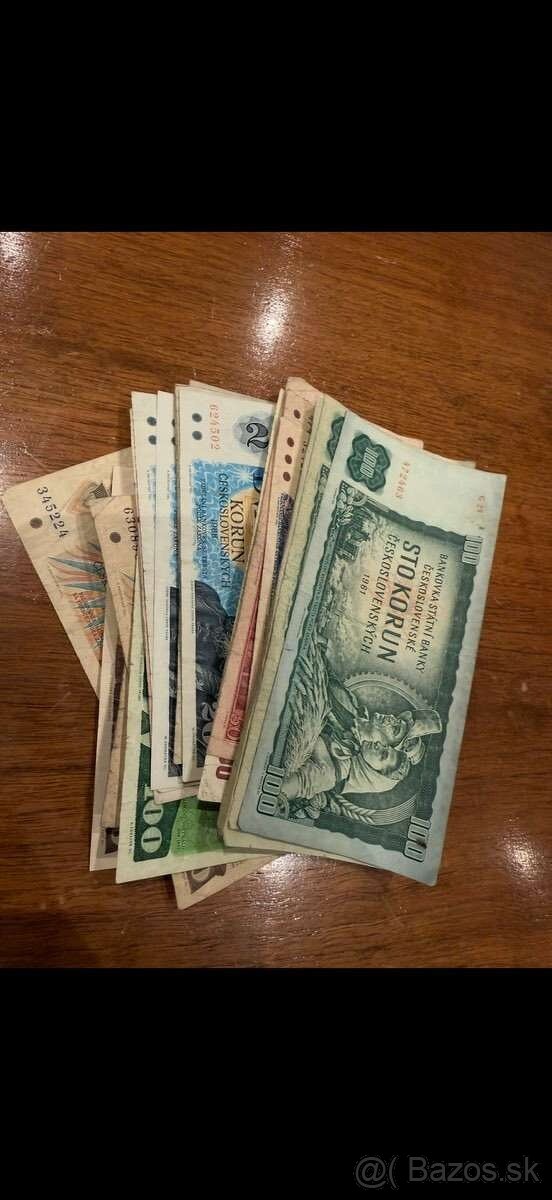 Bankovky Československo 1 - 9