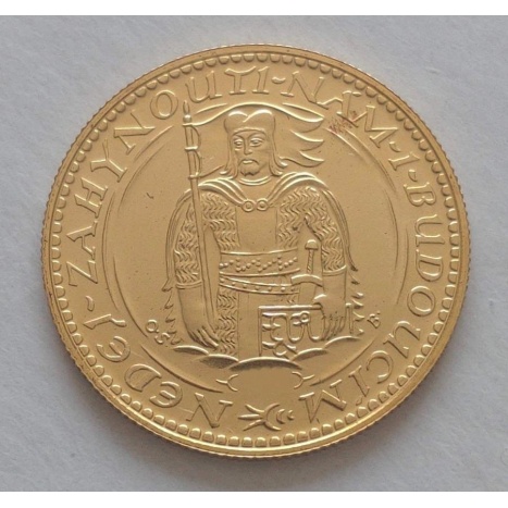 ZLATÝ ČÍSLOVANÝ JUBILEJNÍ SVATOVÁCLAVSKÝ DUKÁT 2018 - 500 ks - 9