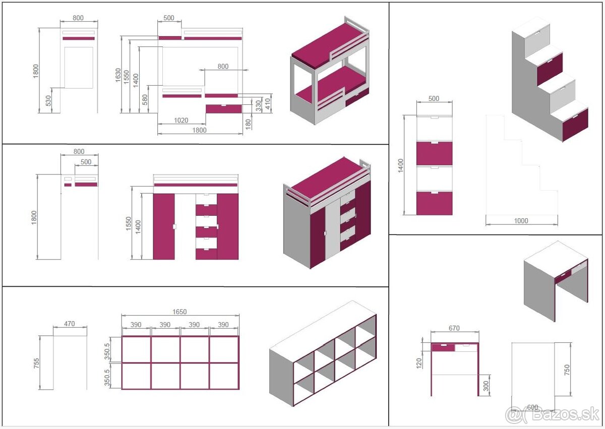 Nábytok do detskej izby - 9