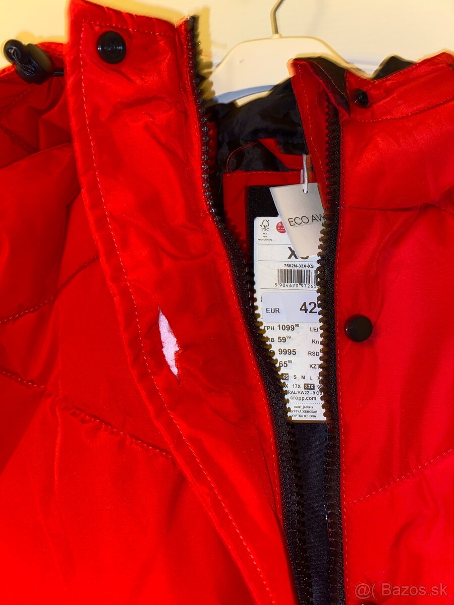 Cropp cervena bunda velkost XS - 9