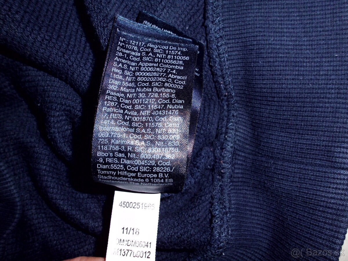 Tommy Hilfiger pánska hrubšia mikina L - 9