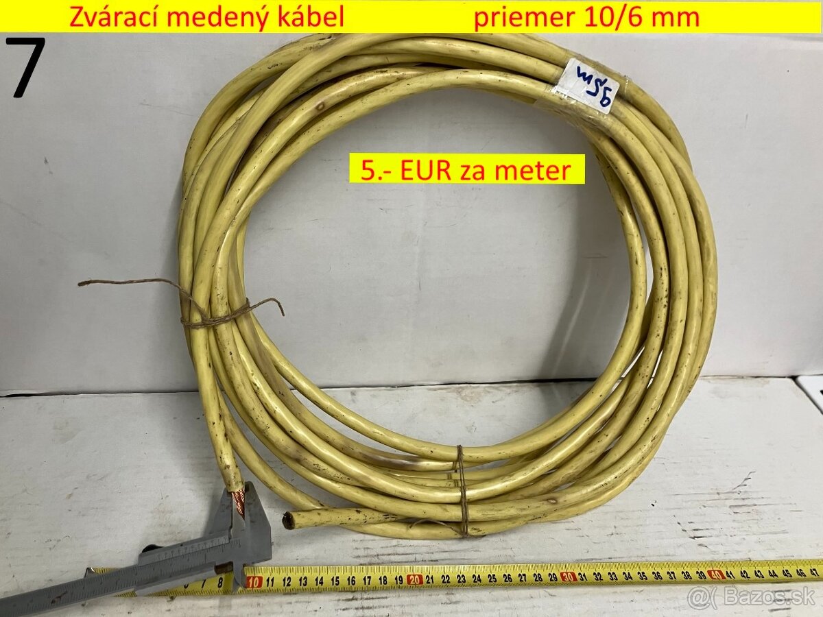 Zvárací kábel priemer 10/6 mm - 9