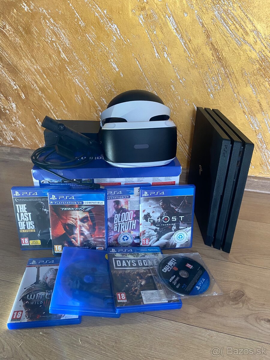 Ps4 pro + Vr okuliare 8 hry - 9